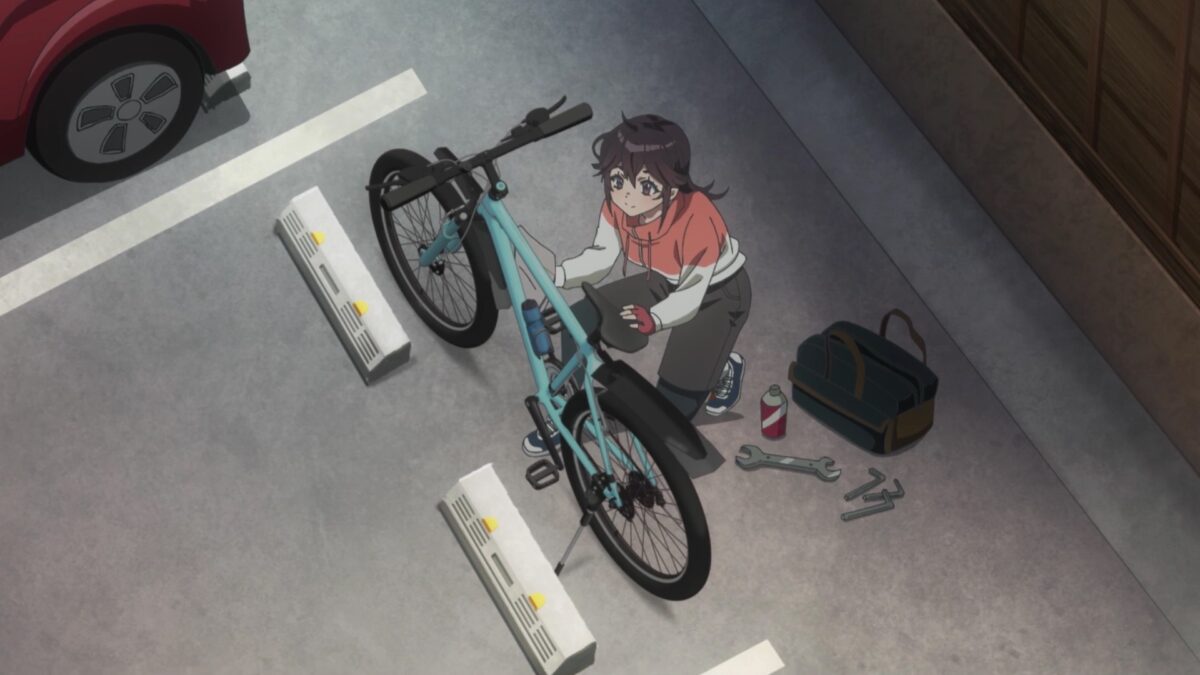 Rinkai! Episode 1 Izumi Maintains Mountain Bike