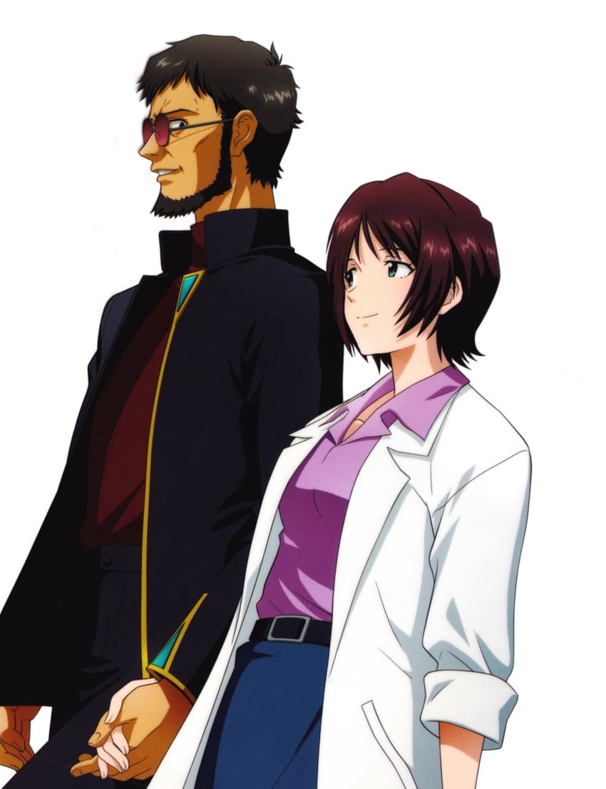 Gendou And Yui Ikari