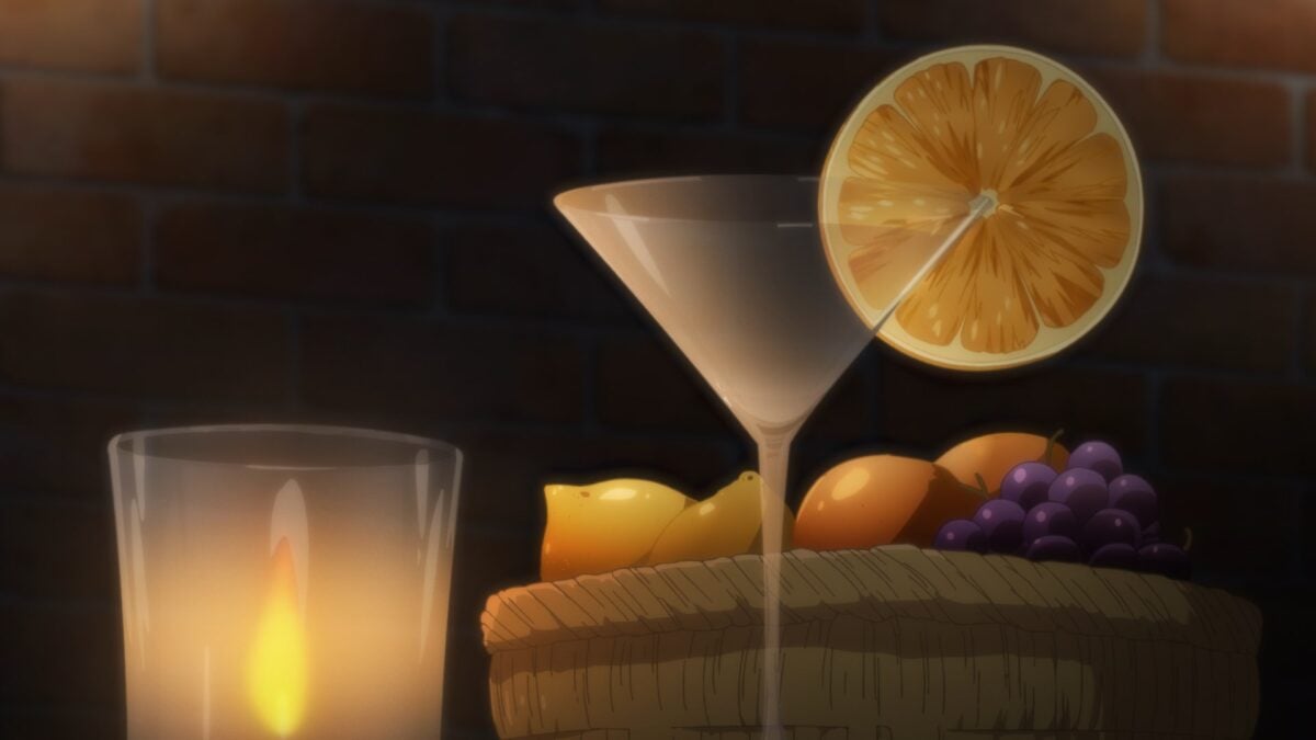 Bartender Glass Of God Episode 5 Orange Wedge Garnish
