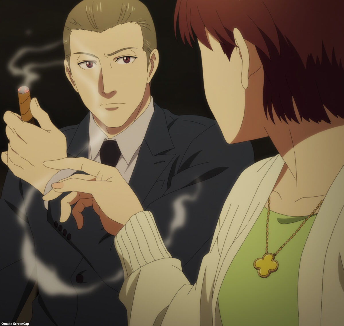 Bartender Glass Of God Episode 6 Hayase Snatches Cigar From Himishima