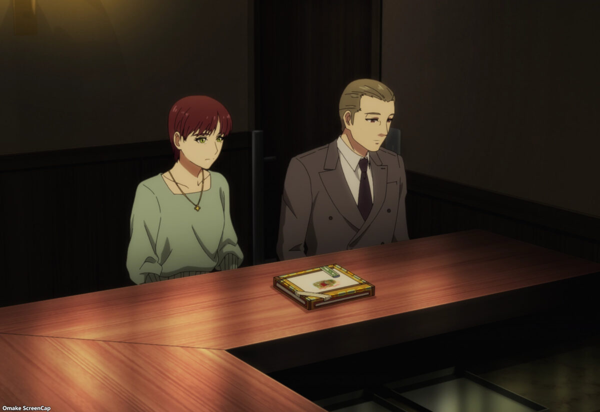 Bartender Glass Of God Episode 6 Himishima Hayase Sit Together