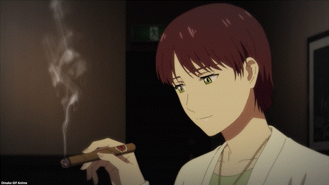 Bartender Glass Of God Episode 6 Himishima Watches Cigar Smoke