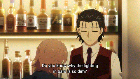 Bartender Glass Of God Episode 6 Sasakura Comforts Yukari