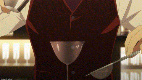 Bartender Glass Of God Episode 6 Sasakura Pours Garnishes Alexander