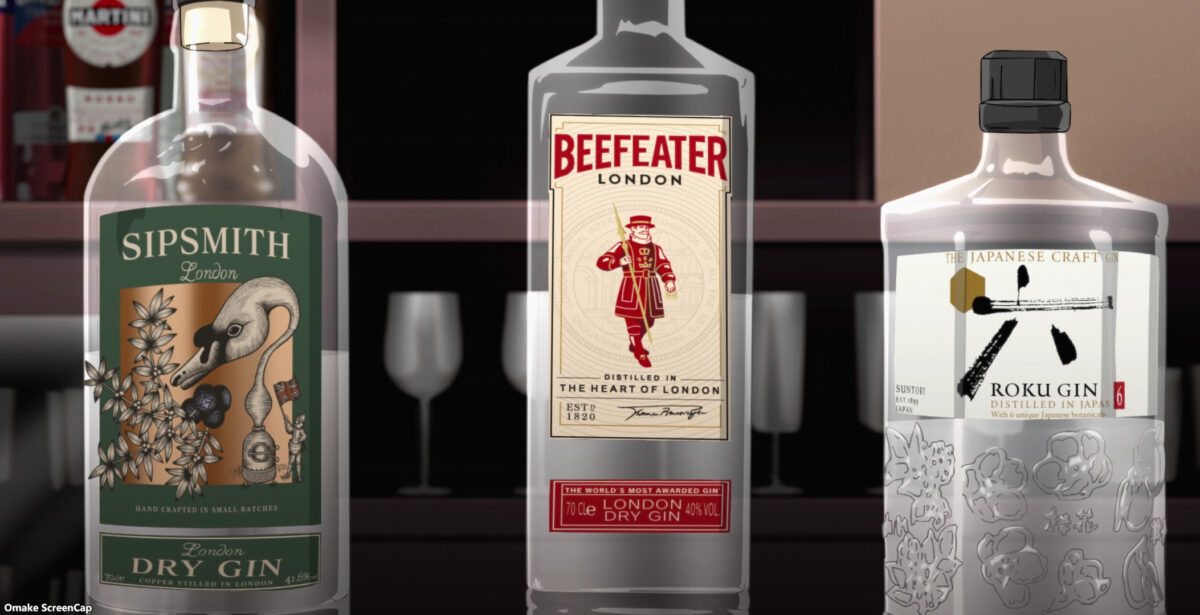 Bartender Glass Of God Episode 7 Gin Bottles