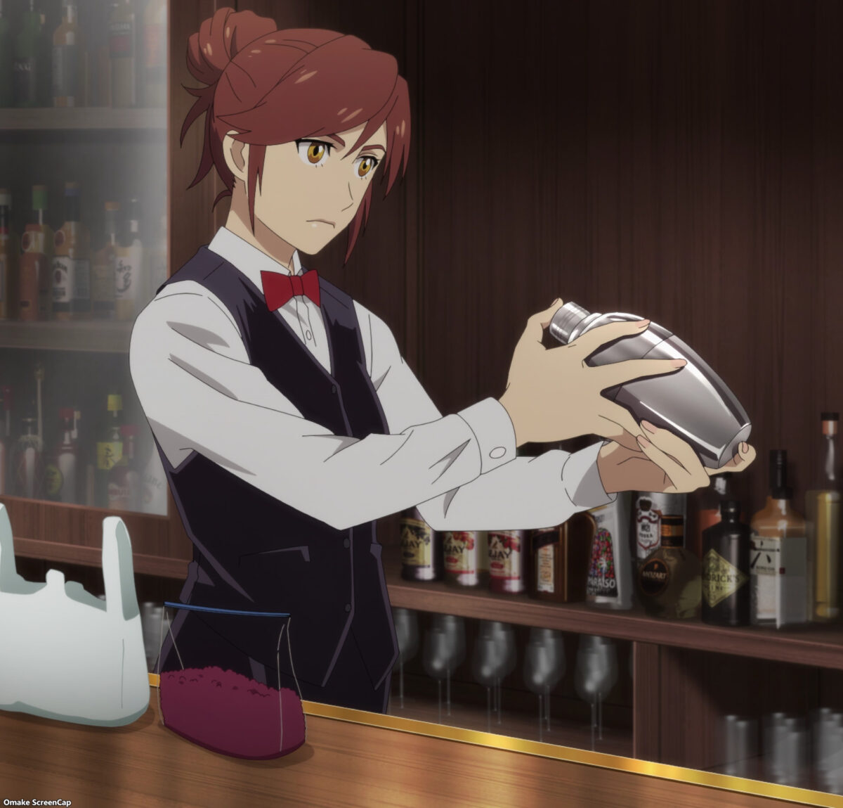 Bartender Glass Of God Episode 8 Kyouko Red Beans In Shaker