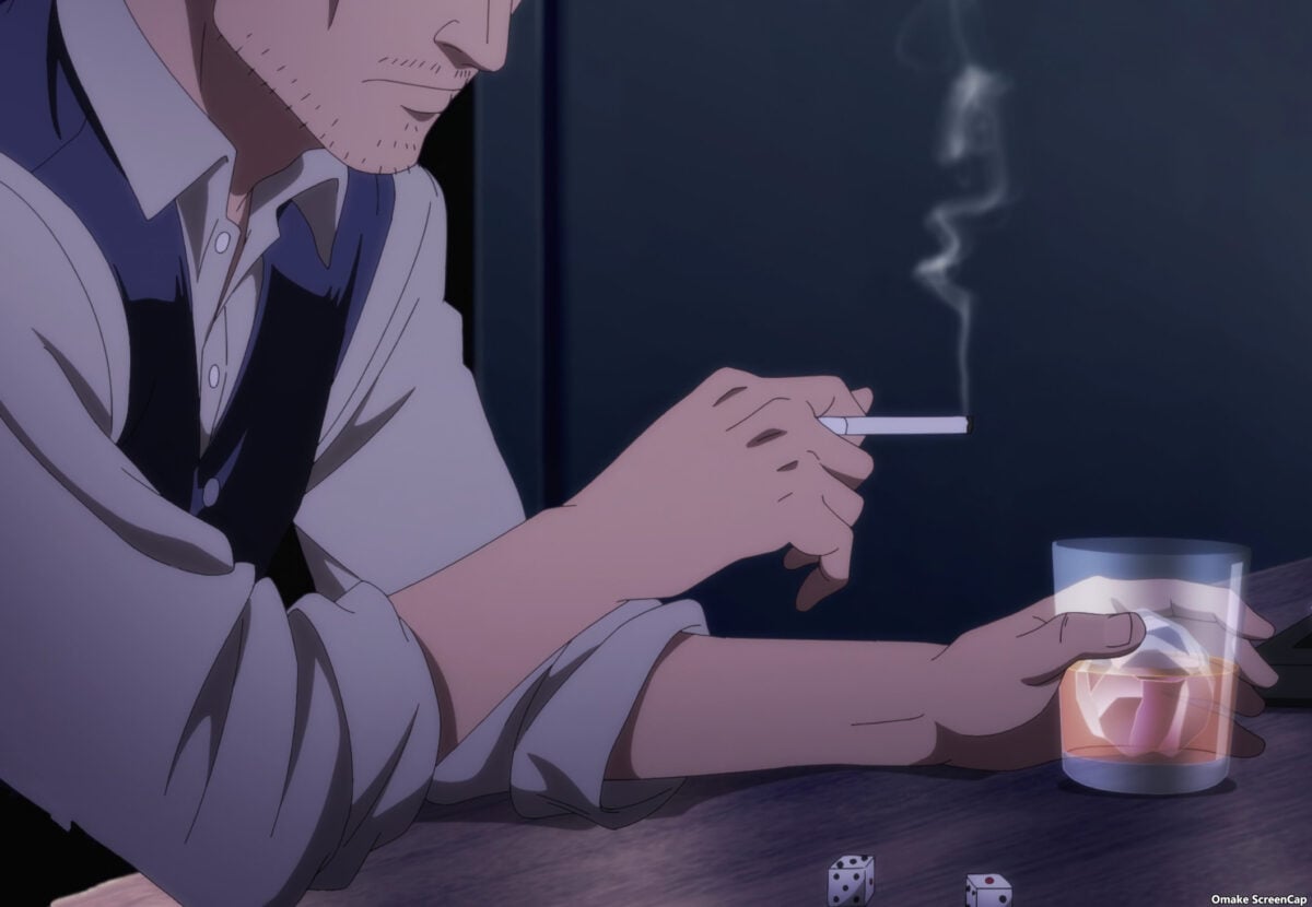 Bartender Glass Of God Episode 9 Kitakata Smokes And Drinks Whiskey