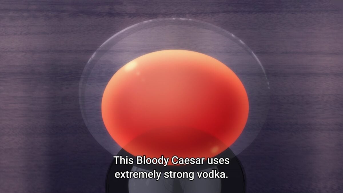 Bartender Glass Of God Episode 9 Miwa Enjoys Bloody Caesar Strong Vodka