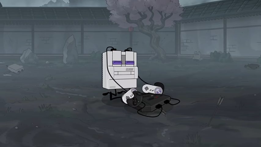 Console Wars NINTENDO Vs SEGA 0 8 Screenshot Newgrounds