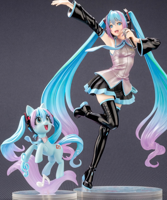 Hatsune Miku Feat MY LITTLE PONY BISHOUJO 1 7 Figure