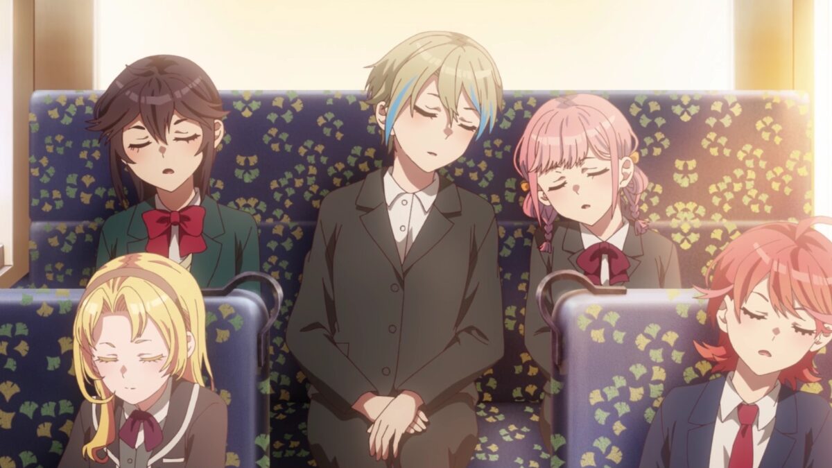 Rinkai! Episode 3 Friends Doze On Bus
