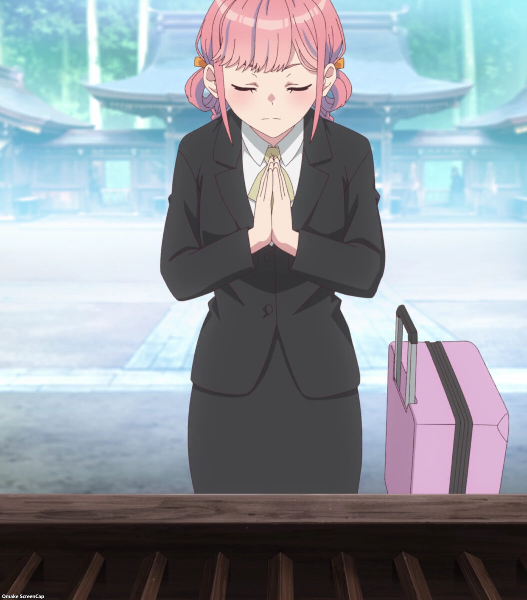 Rinkai! Episode 3 Miko Prays At Temple