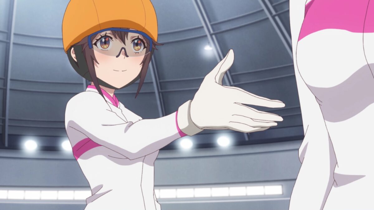 Rinkai! Episode 4 Izumi Offers Handshake