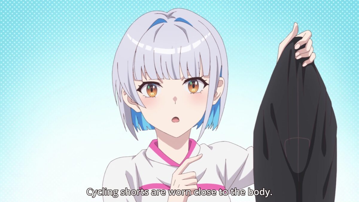 Rinkai! Episode 4 Nana Explains Cycling Shorts