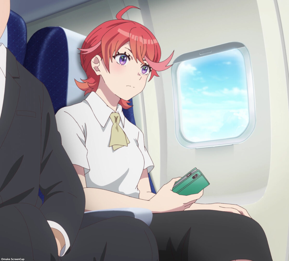 Rinkai! Episode 5 Ai Next To Plane Window