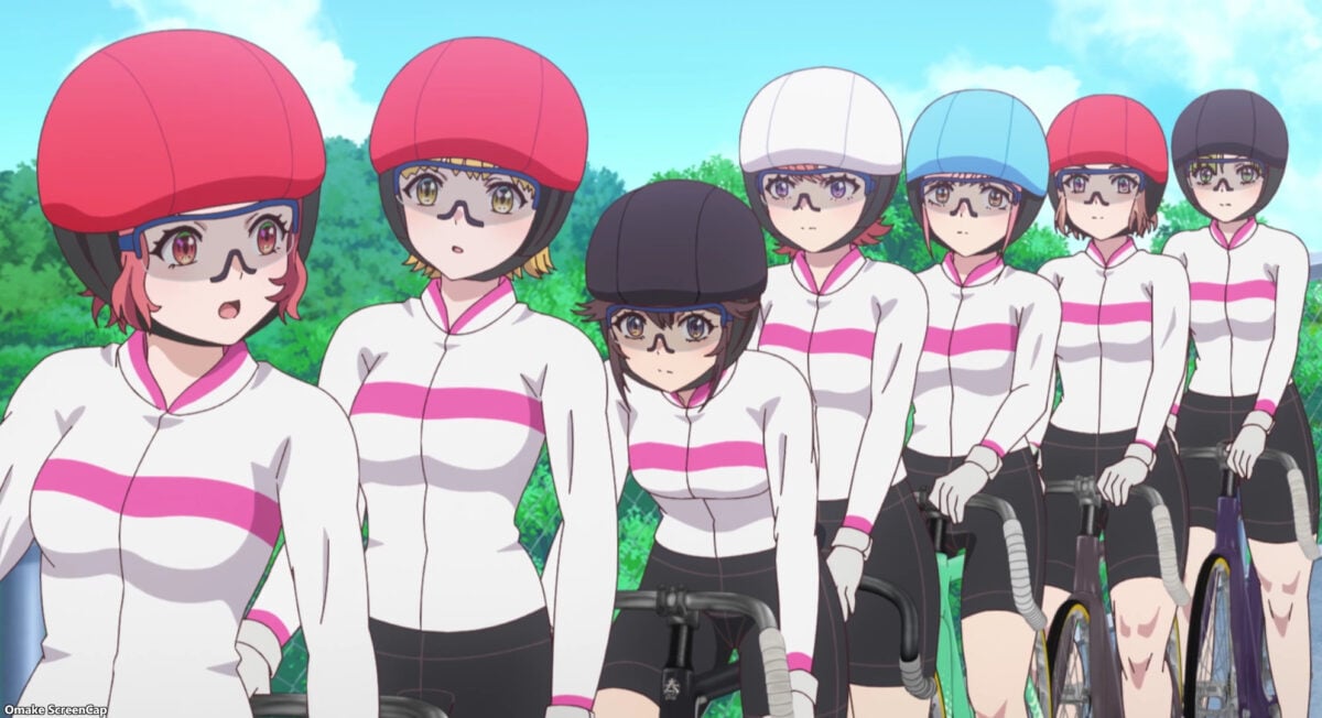 Rinkai! Episode 5 Cyclists At Bank Rail