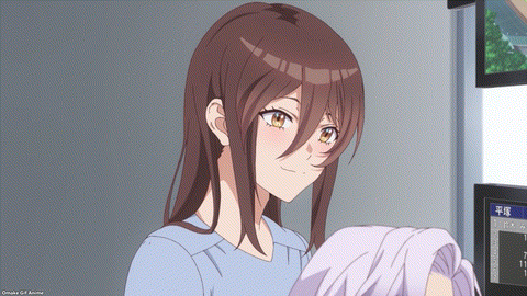 Rinkai! Episode 8 Tsutsuji Squeezes Kouraku's Shoulder