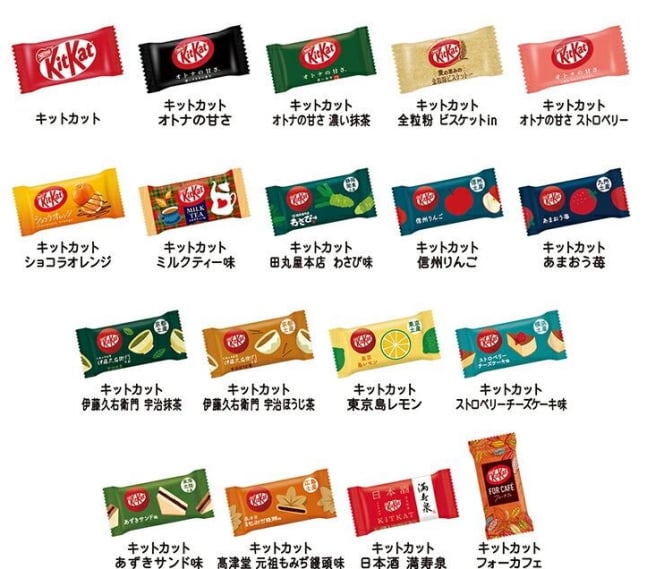 Kitkat Variety Flavors