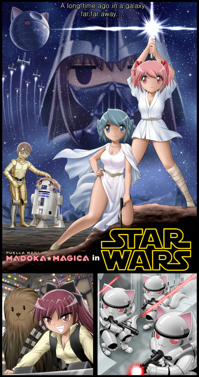 Mahou Shoujo Madoka Magica Drawn By Shingyouji Tatsuya Star Wars Anime