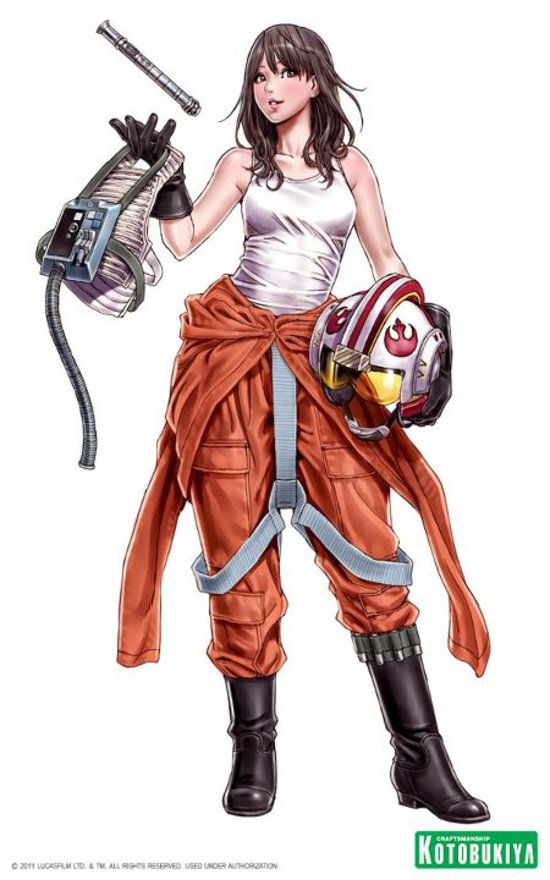 Rebel Pilot And Jaina Solo Star Wars Anime