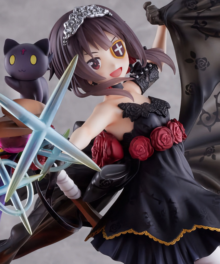Megumin 1 7 Figure The Black Rose Rose 56 