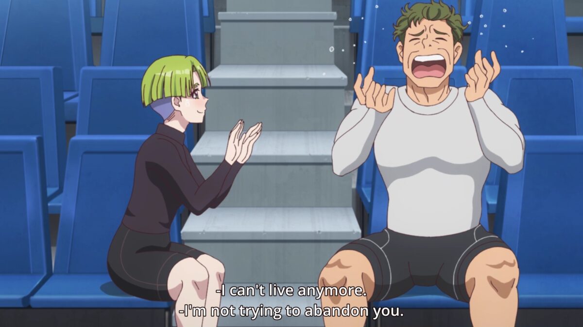 Rinkai! Episode 11 Sad Maebashi Papa