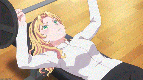 Rinkai! Episode 9 Sachi Bench Presses