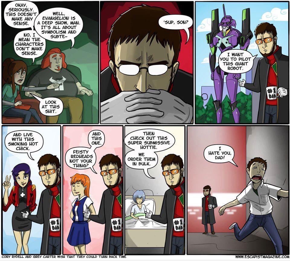 Gendo Ikari Comic Worst Anime Father