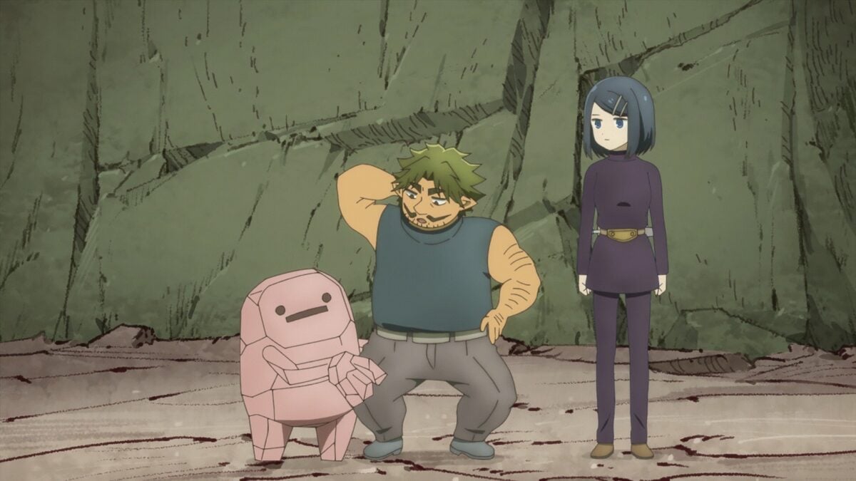 Dungeon No Naka No Hito Episode 2 Clay Rangard Golem