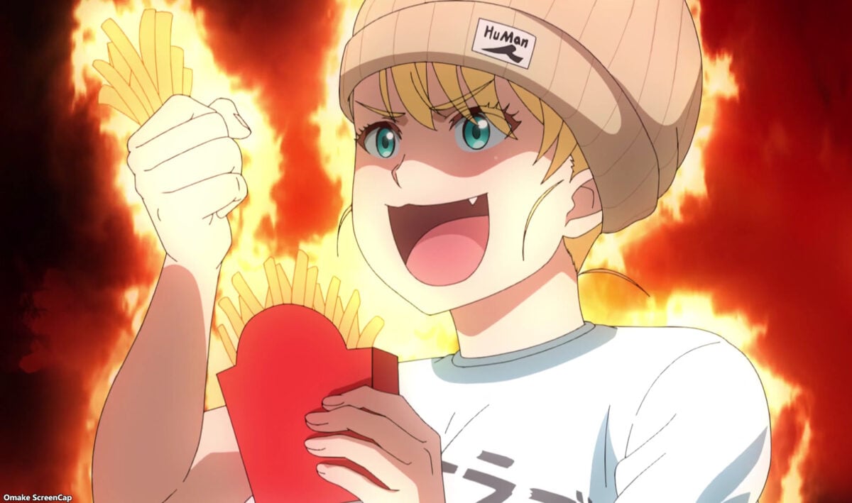 Elf San Wa Yaserarenai Episode 1 Elfuda Fired Up For French Fries