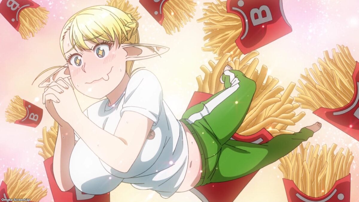 Elf San Wa Yaserarenai Episode 1 Elfuda Loves French Fries