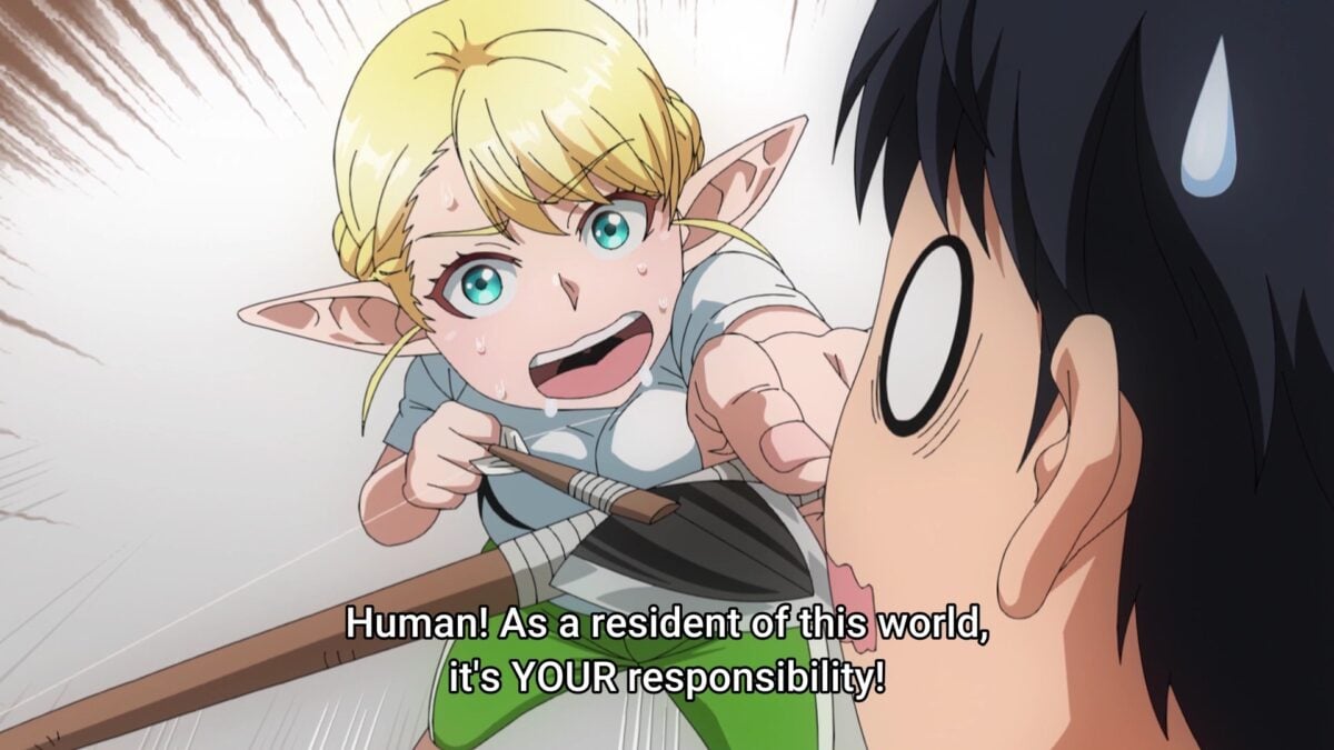 Elf San Wa Yaserarenai Episode 1 Elfuda Take Responsibility