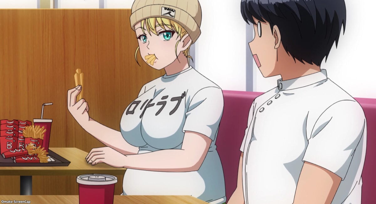 Elf San Wa Yaserarenai Episode 1 Naoe Stunned At Elfuda Fry Face