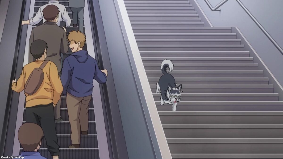 Elf San Wa Yaserarenai Episode 1 Werewolf On Stairs