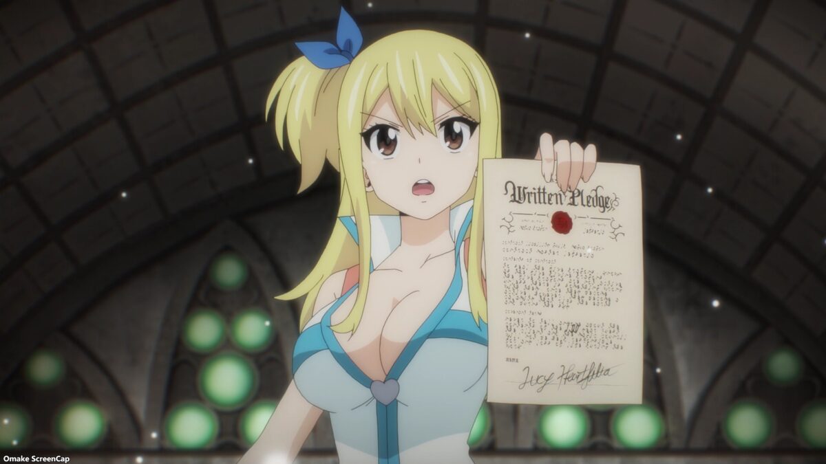 Fairy Tail 100 Years Quest Episode 1 Lucy Signs Contract