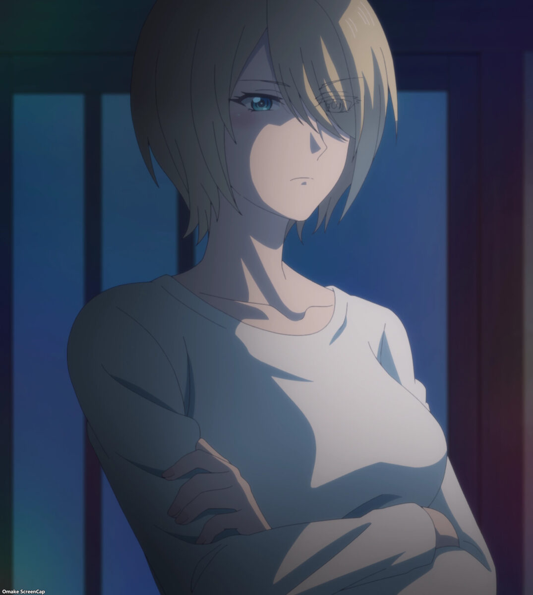 Goddess Cafe Terrace Episode 13 Akane Folds Arms