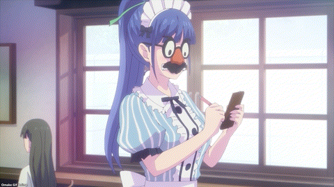 Goddess Cafe Terrace Episode 13 Ami Groucho Glasses