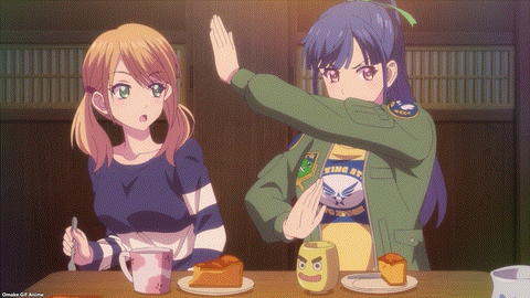 Goddess Cafe Terrace Episode 13 Ami Karate Move