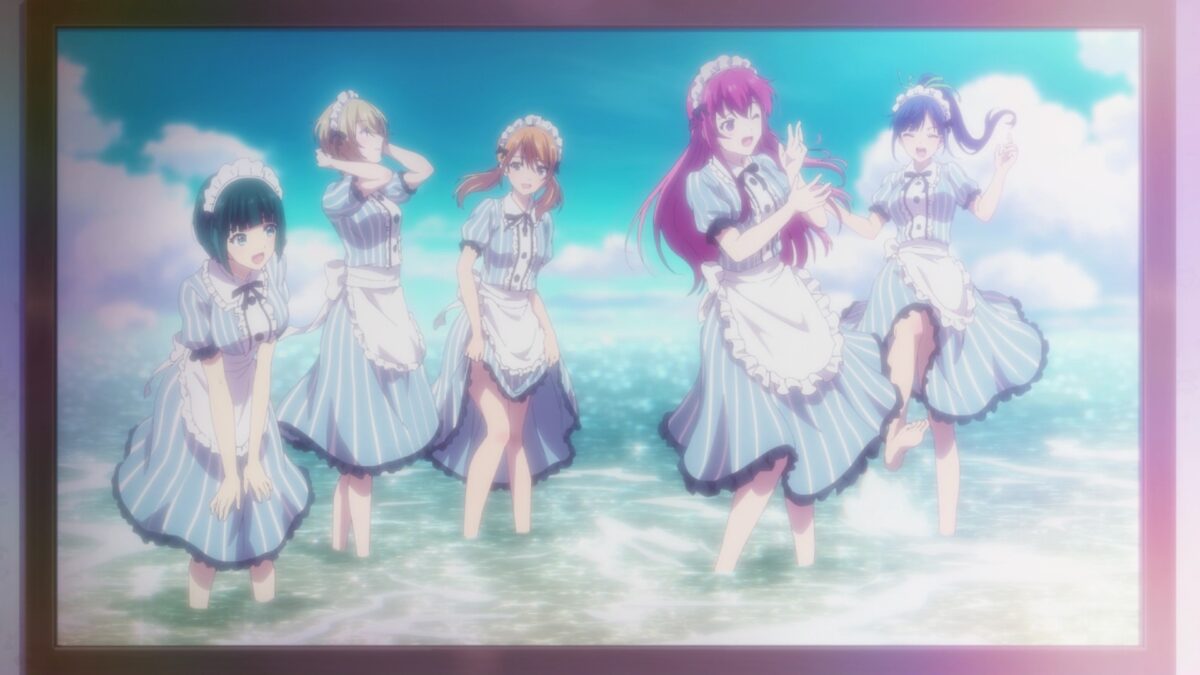 Goddess Cafe Terrace Episode 13 Cafe Uniform Portrait