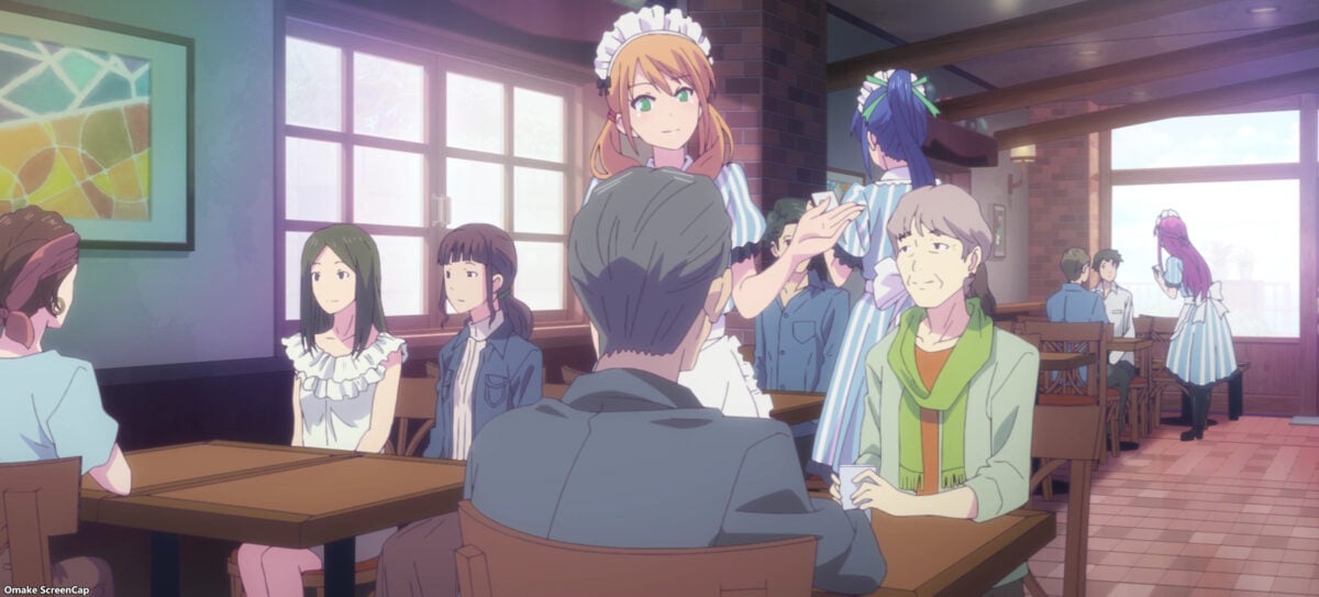 Goddess Cafe Terrace Episode 13 Familia Cafe Terrace Patrons