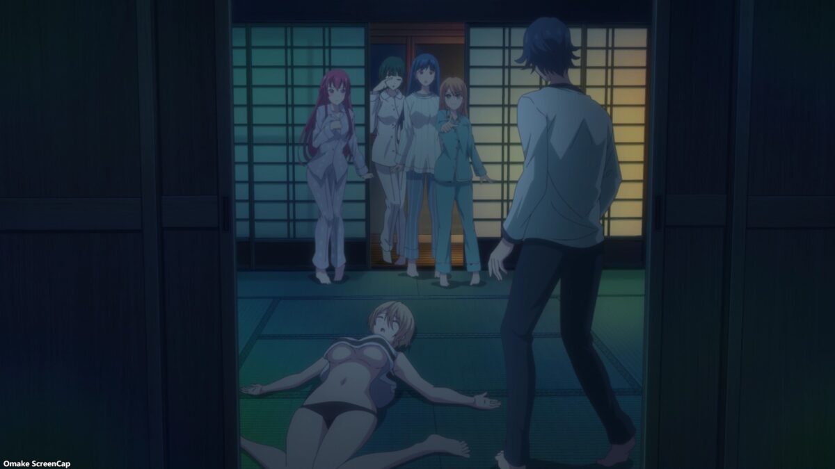 Goddess Cafe Episode 13 Girls See Akane On Ground