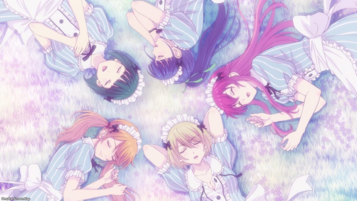 Goddess Cafe Terrace Episode 13 Goddesses In Cafe Uniforms