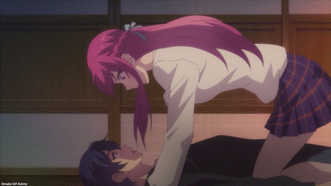 Goddess Cafe Terrace Episode 13 Water Tub Drops On Ouka