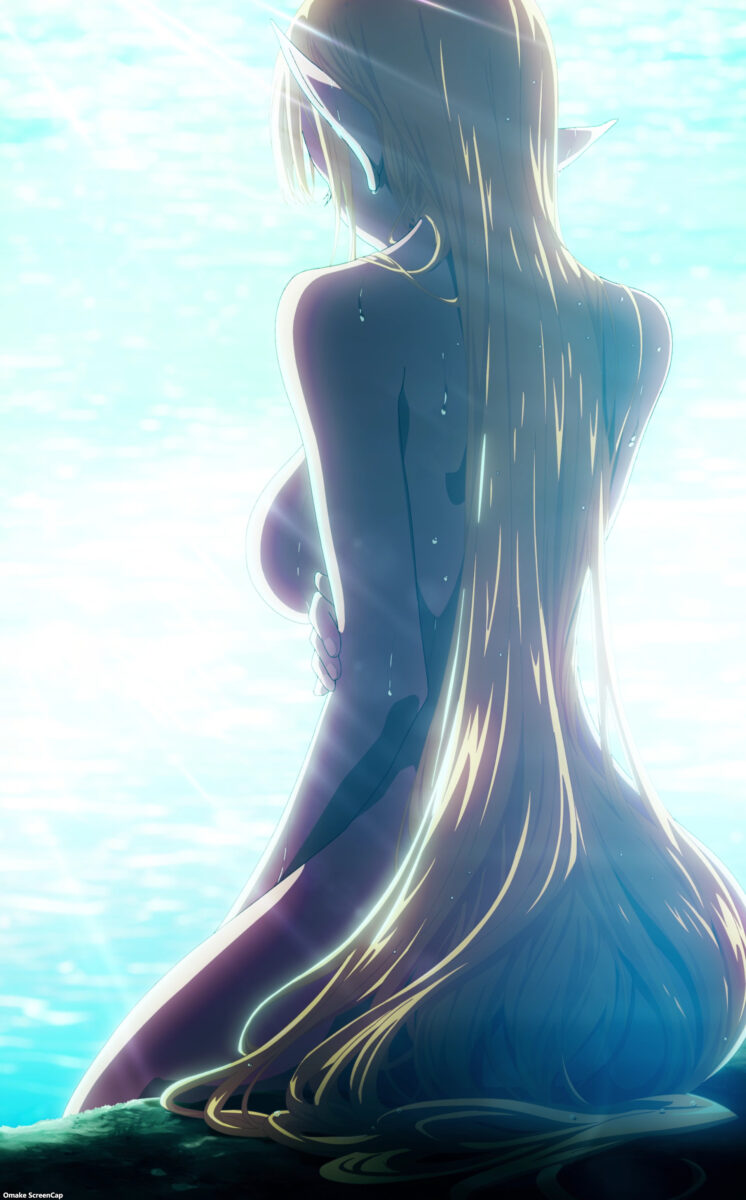 Hazurewaku Episode 1 Seras Elf Sits By Lake