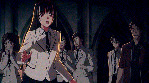 Hazurewaku Episode 1 Vicius Punches Ayaka's Gut