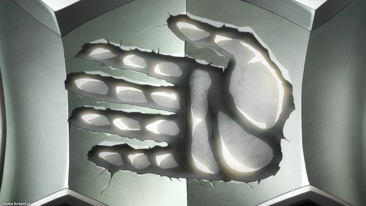 Shinmai Ossan Boukensha Episode 1 Rick's Hand Print