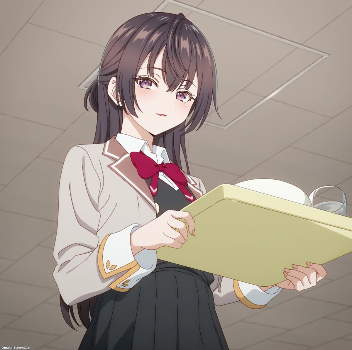 Tokidoki Bosotto Russia Go De Dereru Tonari No Alya San Episode 1 Yuki Carries Lunch Tray