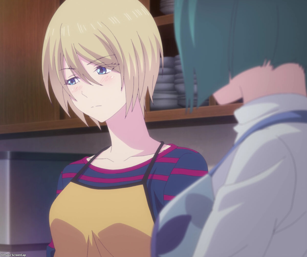 Goddess Café Terrace Episode 15 Akane Blushes