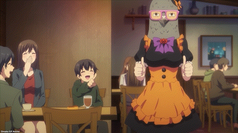 Goddess Café Terrace Episode 15 Ami Thumbs Up