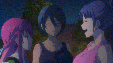 Goddess Cafe Terrace Episode 16 Ami Splits Tomato Cherry At Ouka